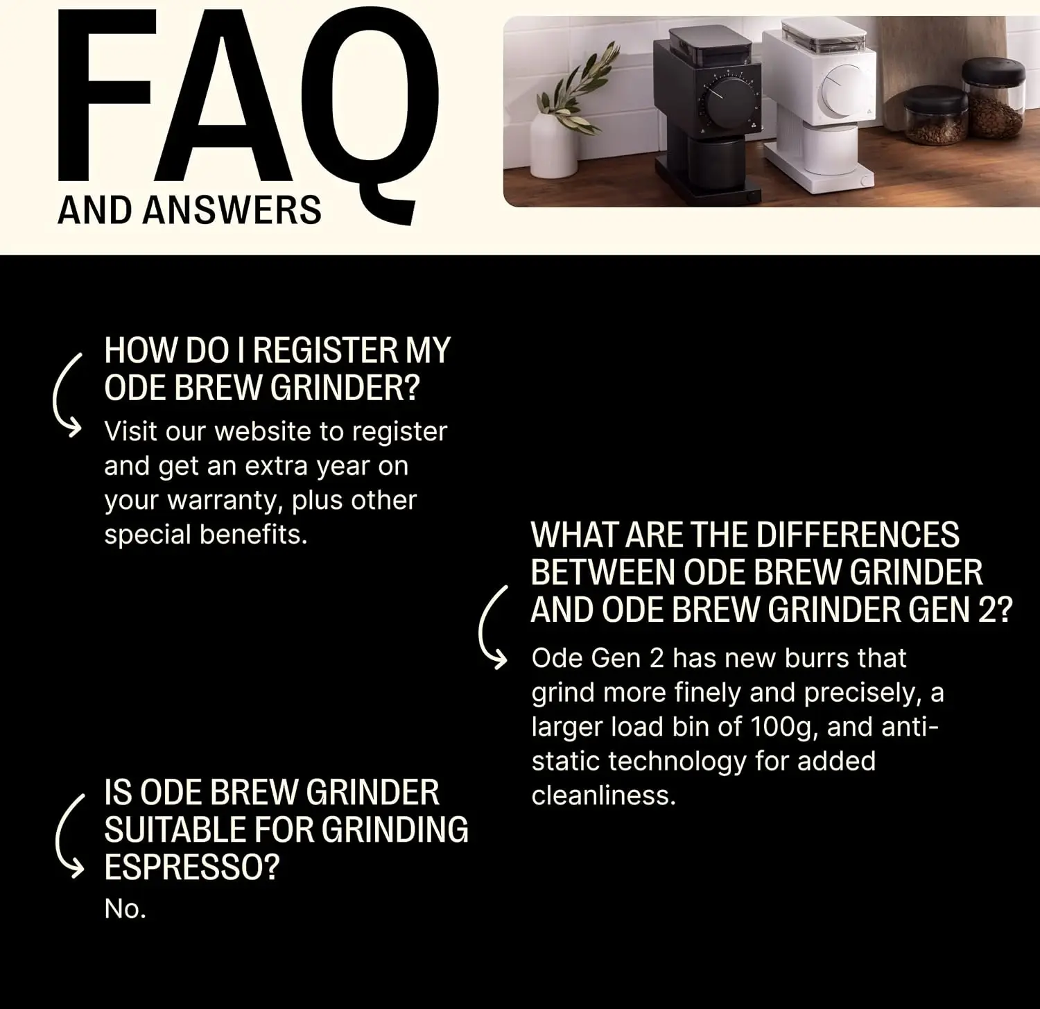 Ode Gen 2 64mm Flat Burr Coffe - đánh giá và giá Coffee Grinder Burr Flat