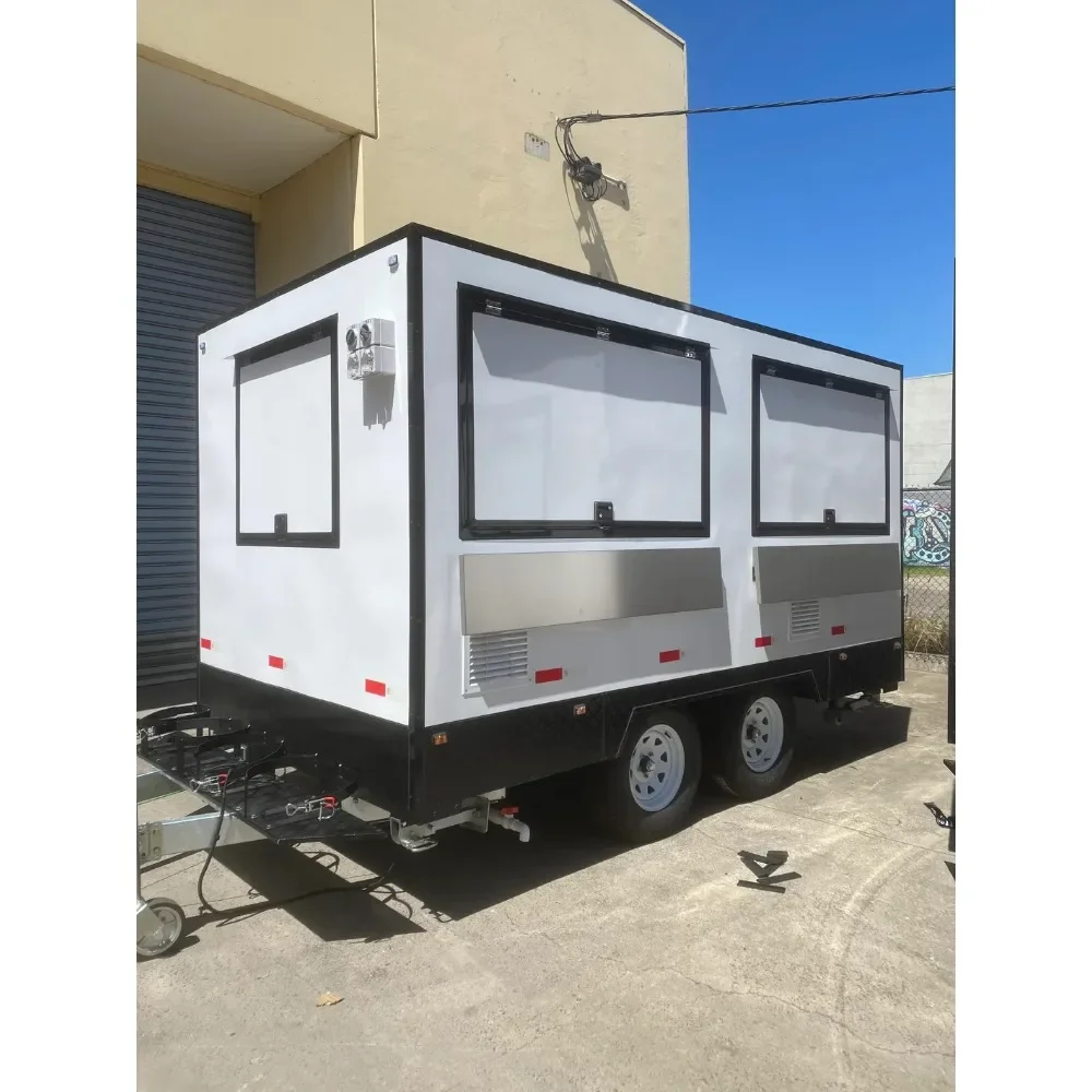 New Mobile Food Trailer with F - đánh giá và giá Coffee Van Equipment