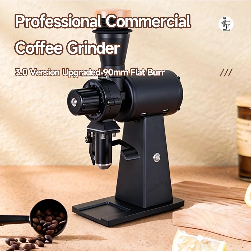 CAFOVO G290F Straight Drop Cof - đánh giá và giá Coffee Grinder Burr Flat